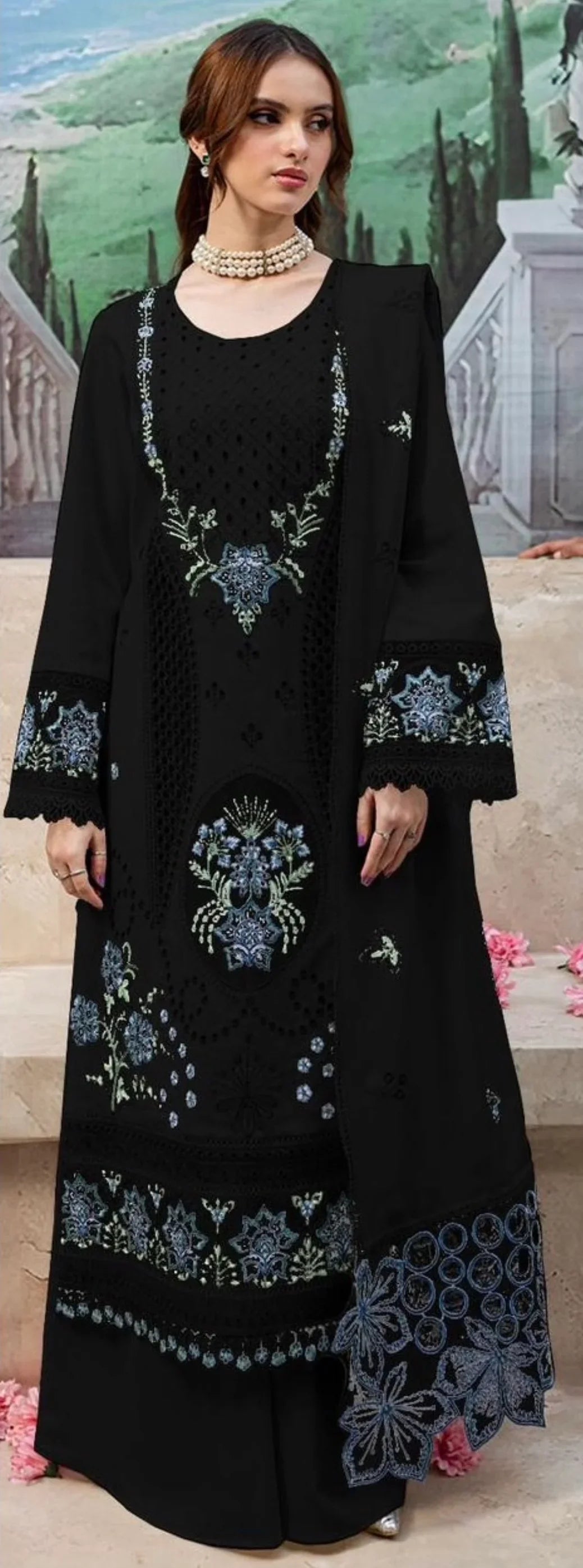 LUXURY LAWN 3PCS STITCHED | LL-1700-US