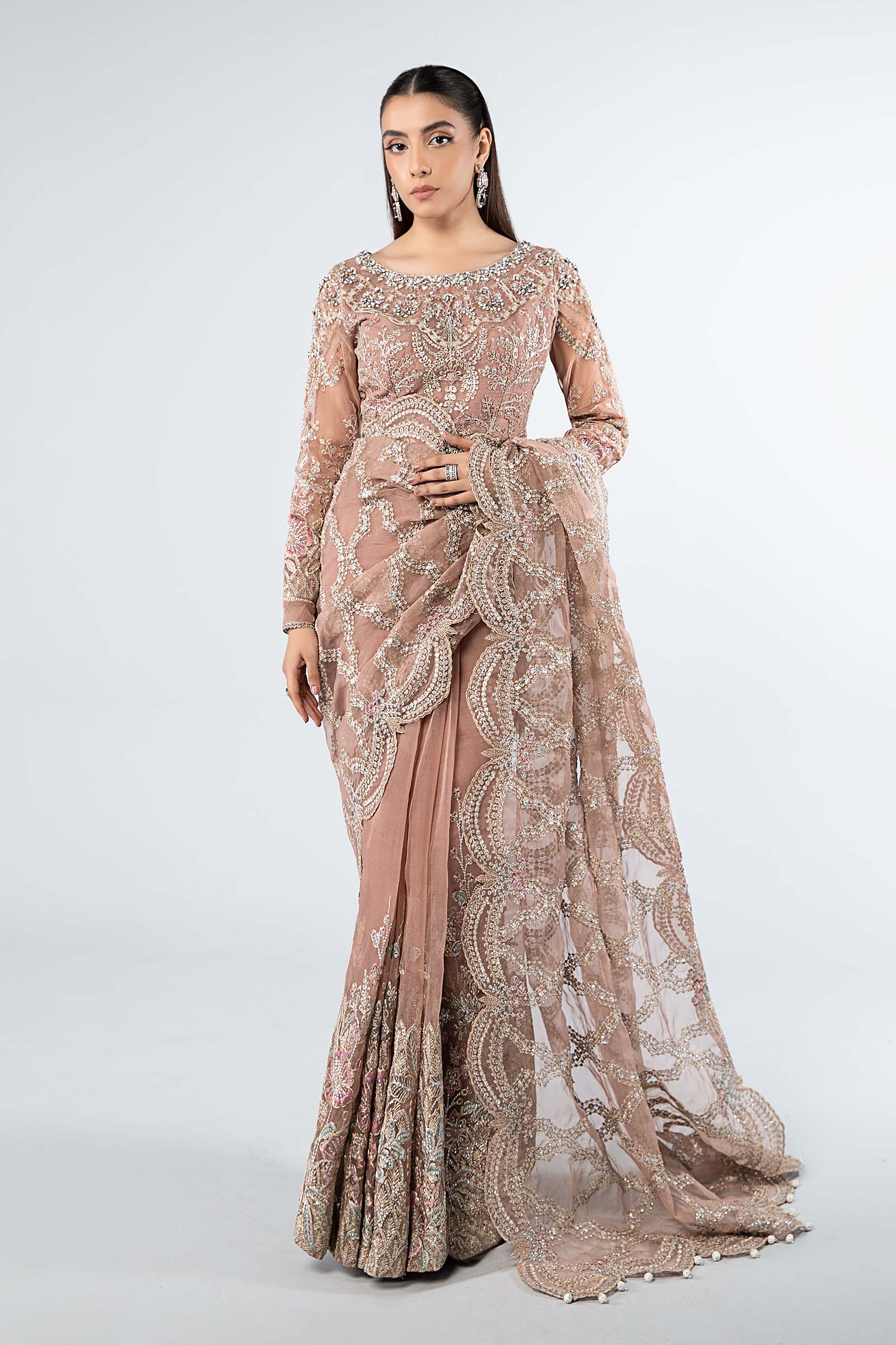 LUXURY SAREE UN-STITCHED | LS-4300-US