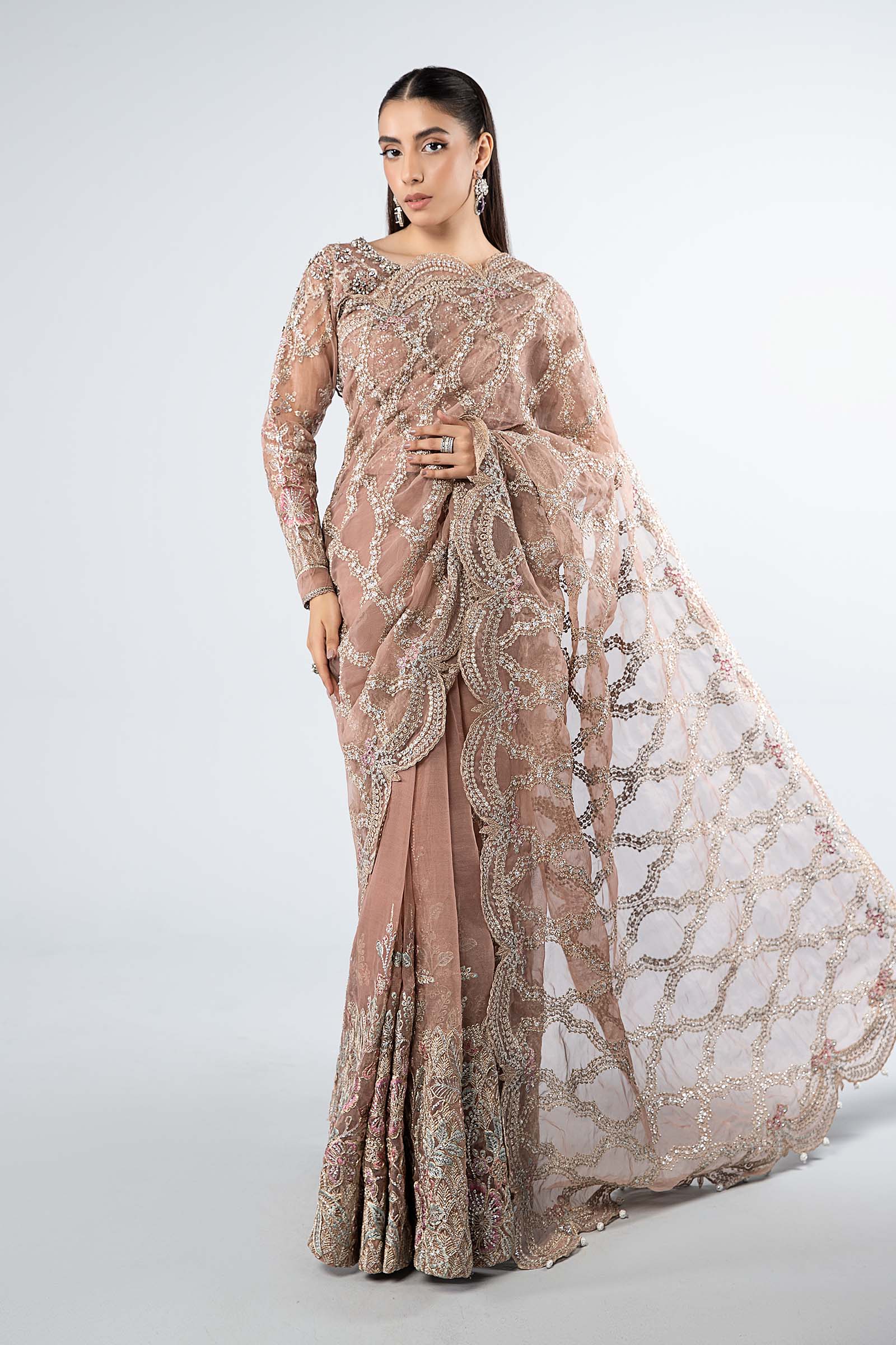 LUXURY SAREE UN-STITCHED | LS-4300-US