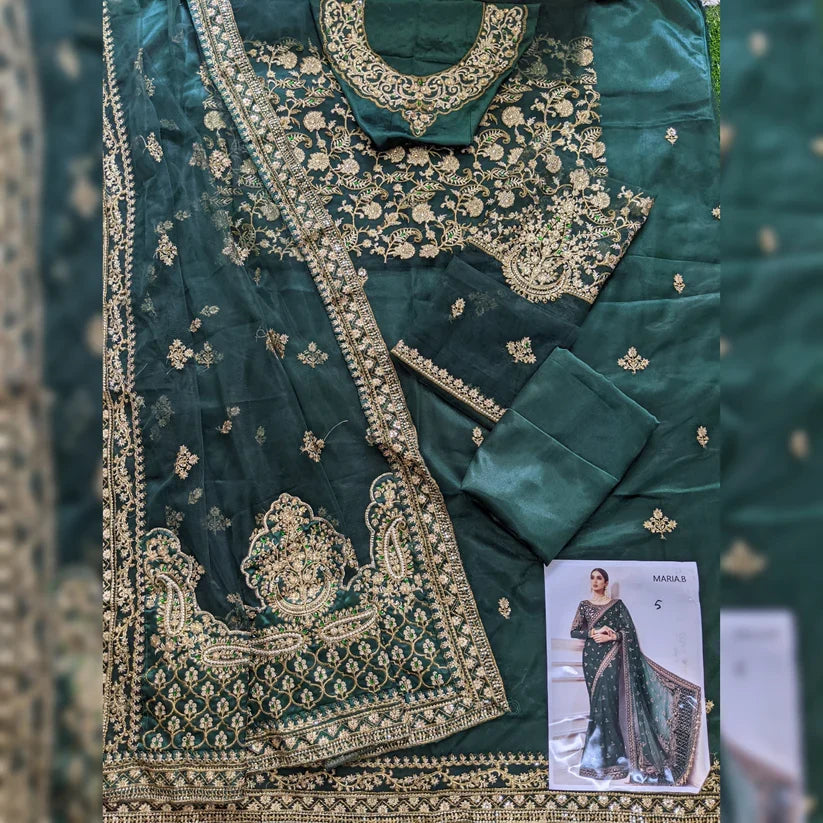 LUXURY SAREE UN-STITCHED | LS-4301-US