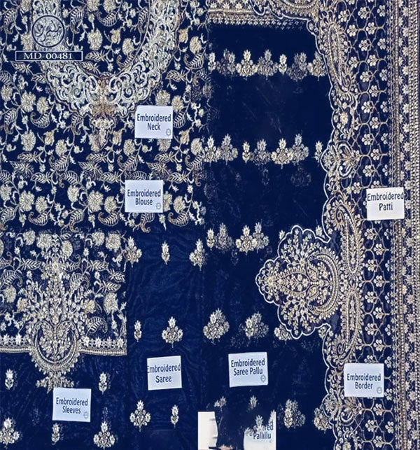 LUXURY SAREE UN-STITCHED | LS-4303-US