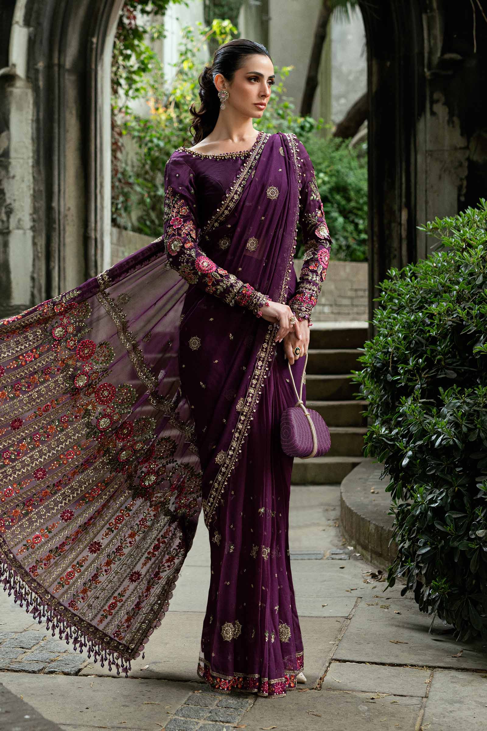 LUXURY SAREE UN-STITCHED | LS-4306-US