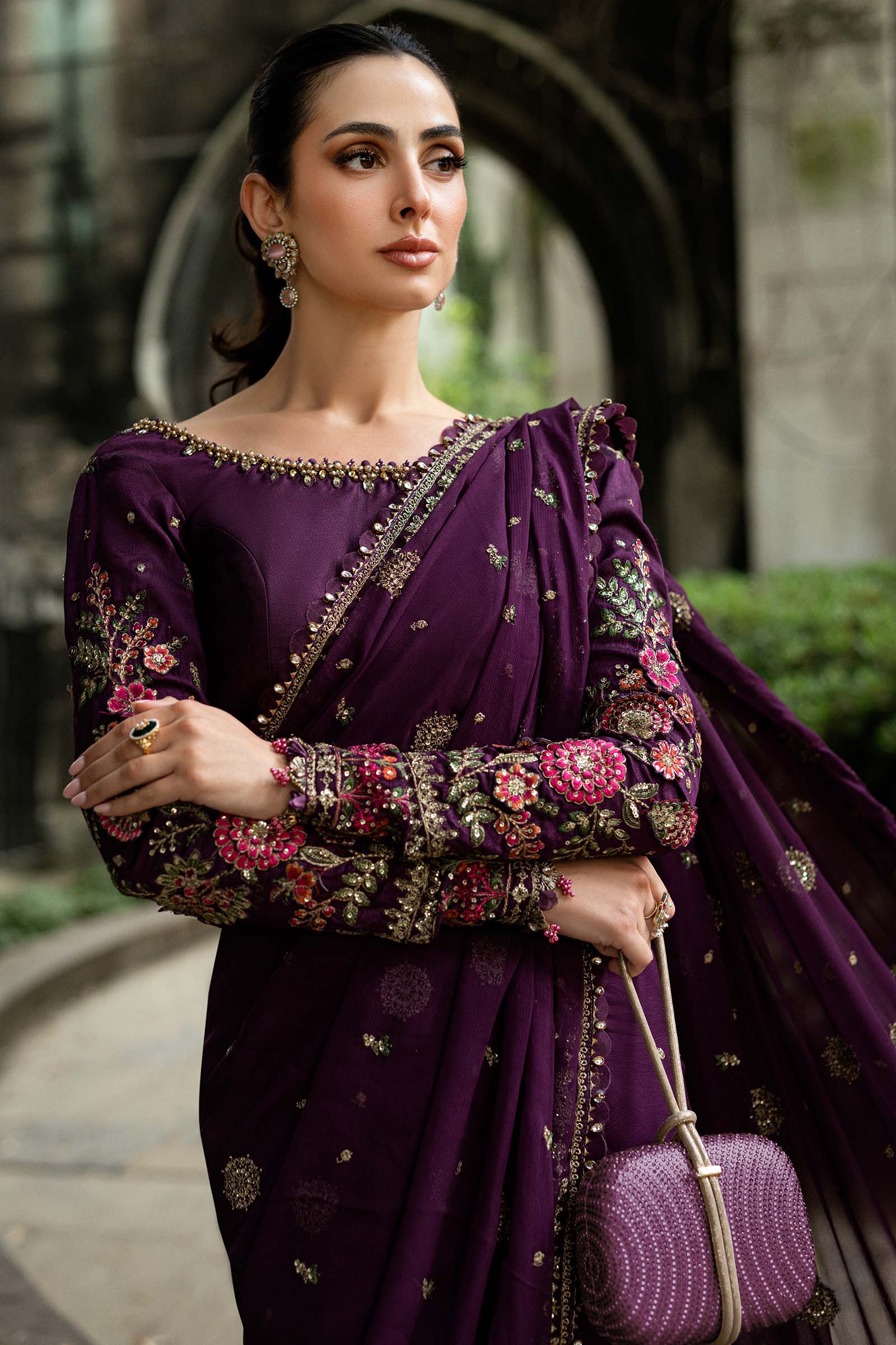 LUXURY SAREE UN-STITCHED | LS-4306-US