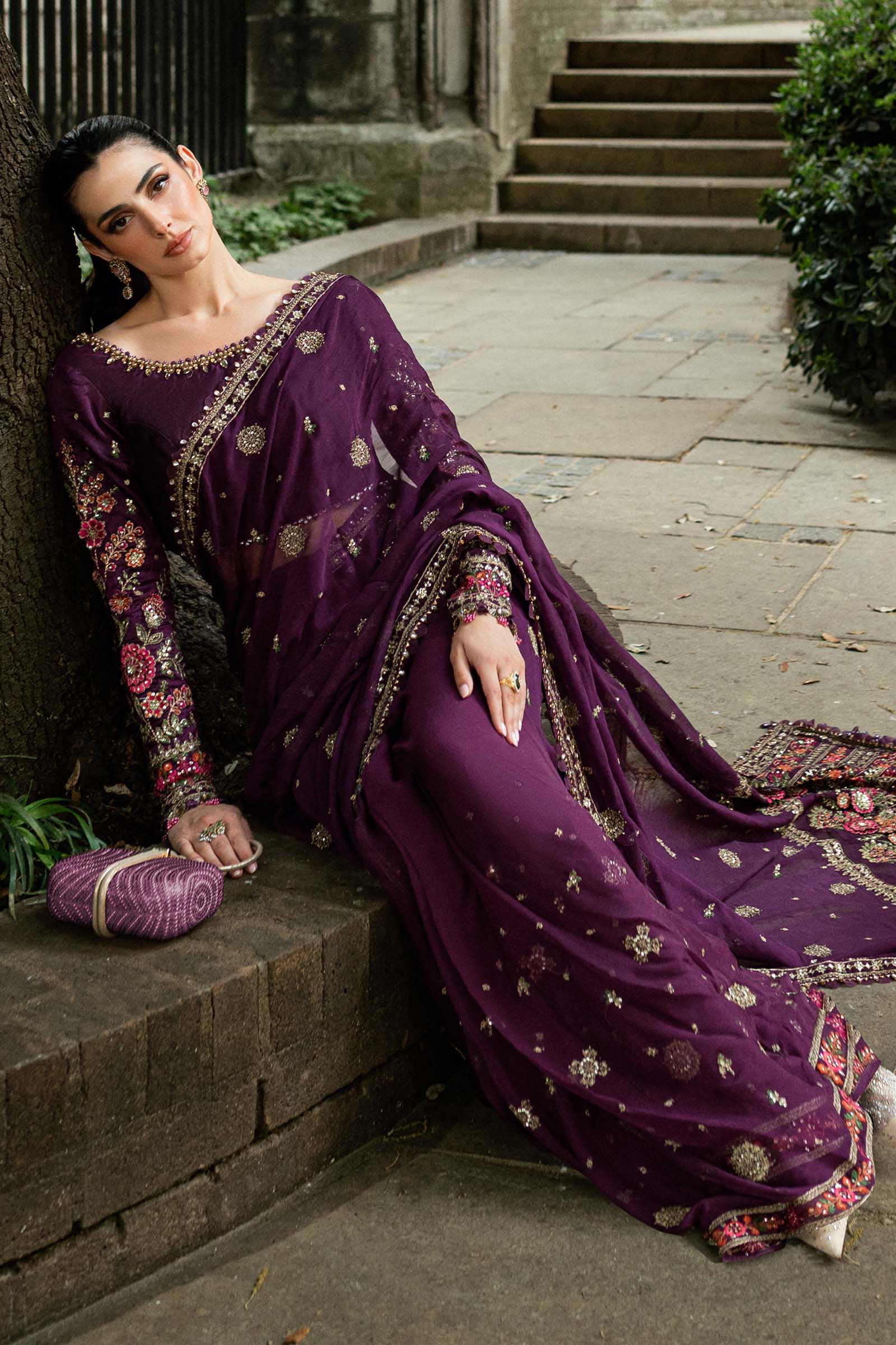 LUXURY SAREE UN-STITCHED | LS-4306-US