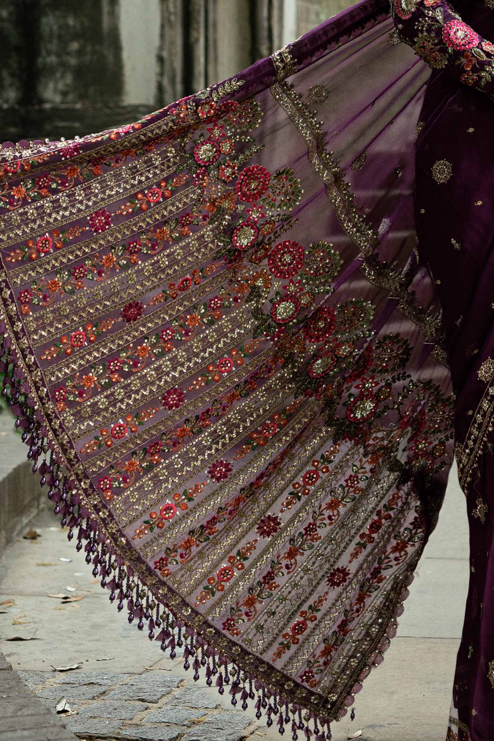 LUXURY SAREE UN-STITCHED | LS-4306-US