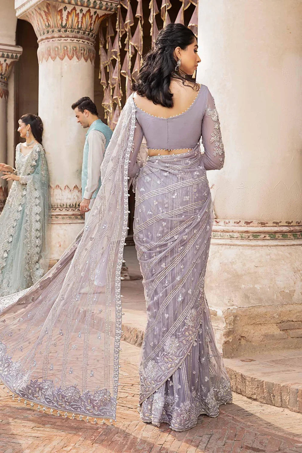 LUXURY SAREE UN-STITCHED | LS-4307-US