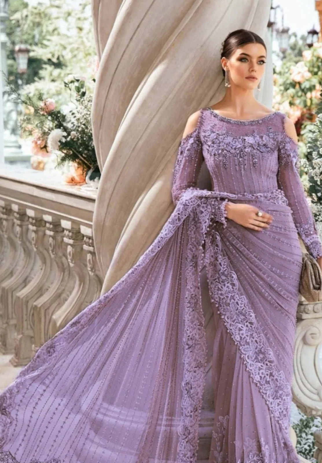 LUXURY SAREE UN-STITCHED | LS-4309-US