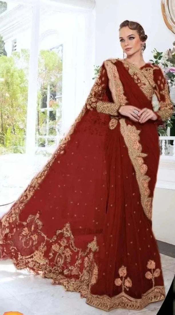 LUXURY SAREE UN-STITCHED | LS-4310-US