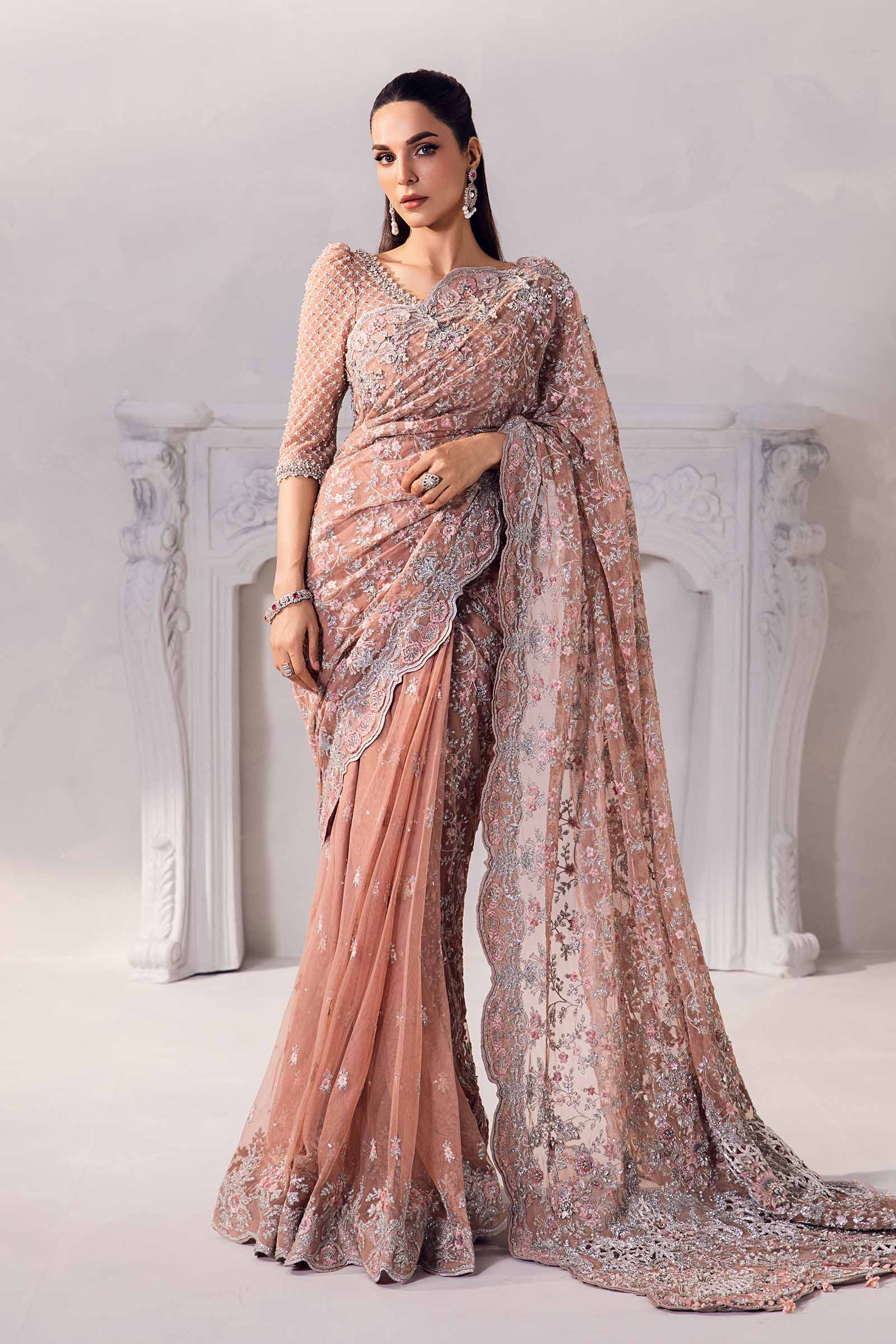 LUXURY SAREE UN-STITCHED | LS-4313-US